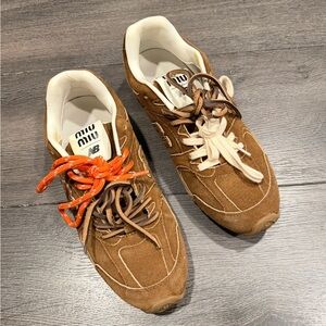 New Balance X Miu Miu 530 SL Suede Sneakers